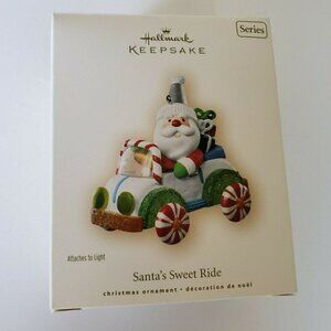 2007 HALLMARK Keepsake Ornament SANTA'S SWEET RIDE